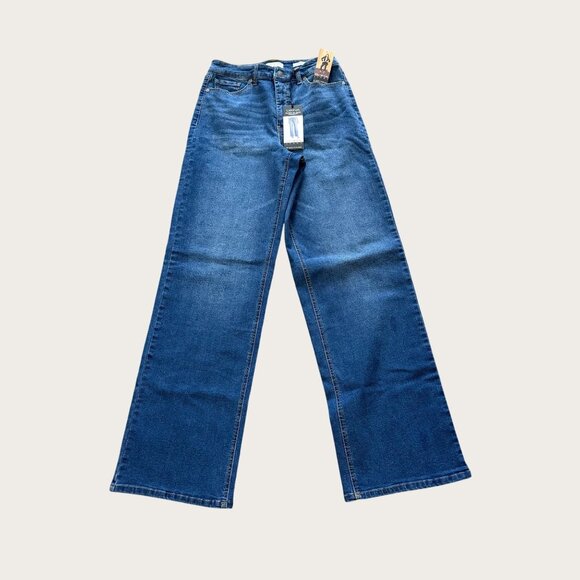 New Sofia Jeans Diana Super Hi Rise Palazzo Denim Jeans Sofia Vergara Size 6 - Picture 1 of 8